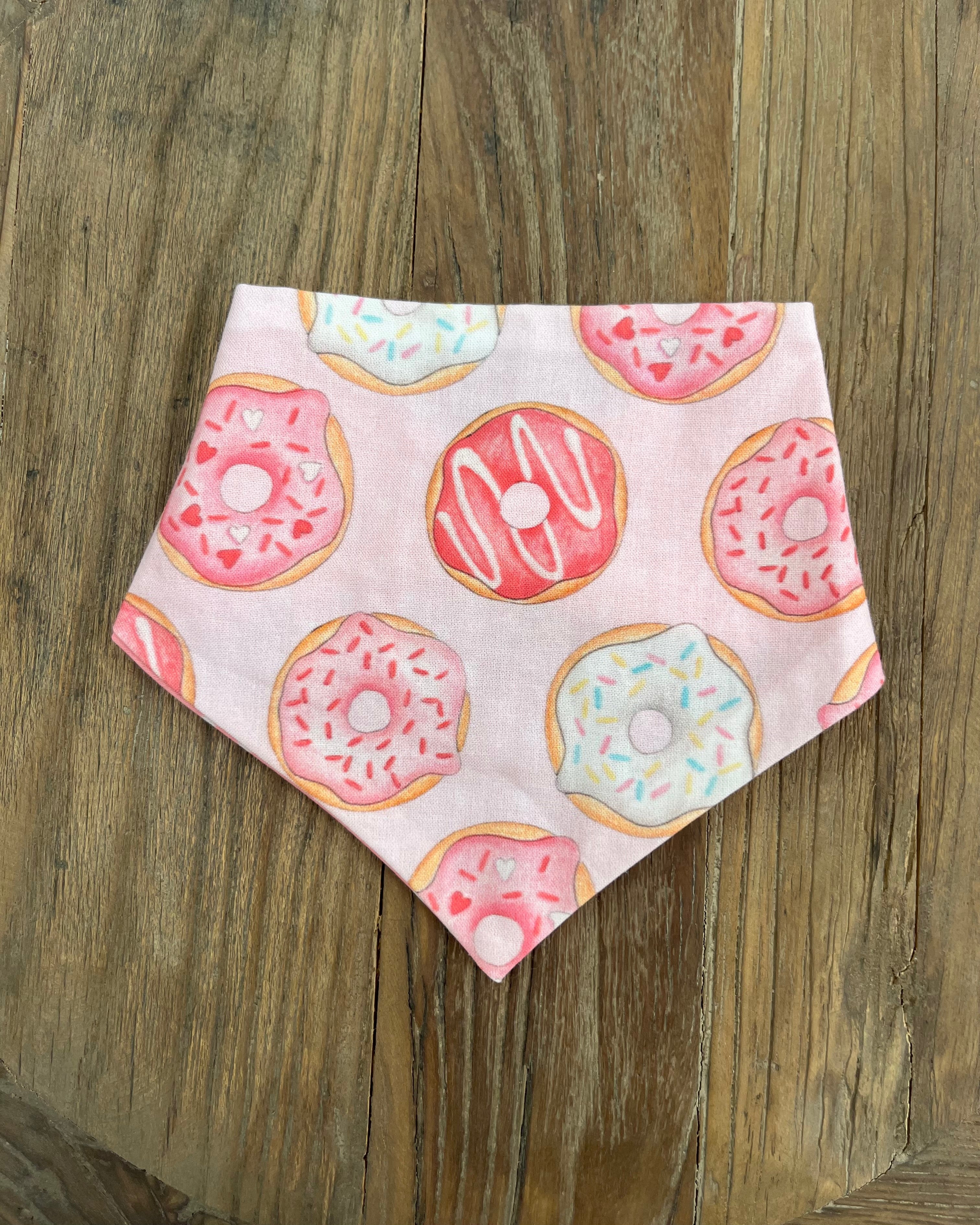 Donut Worry Reversible Bandana (Pink)