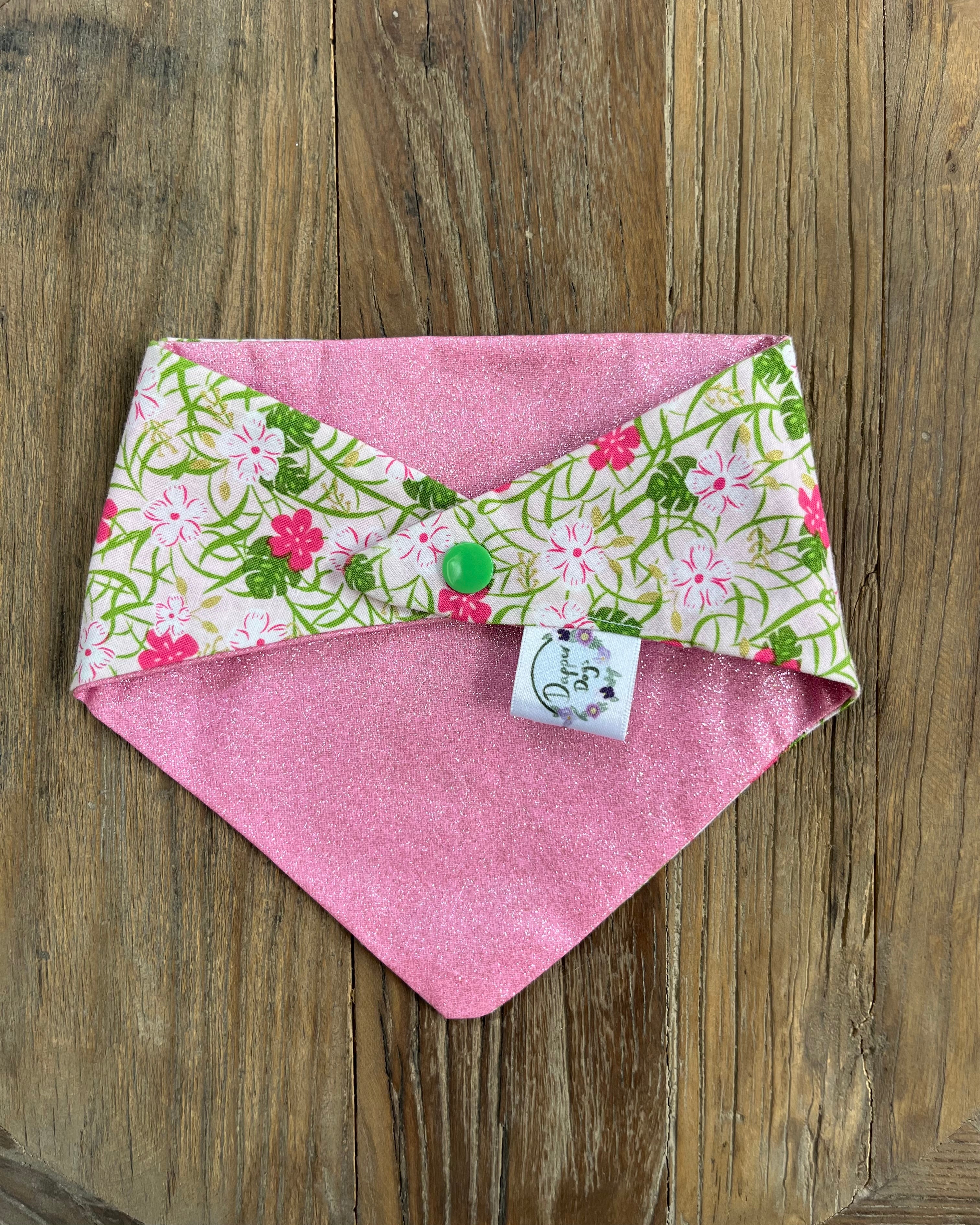Glitter Garden Reversible Bandana