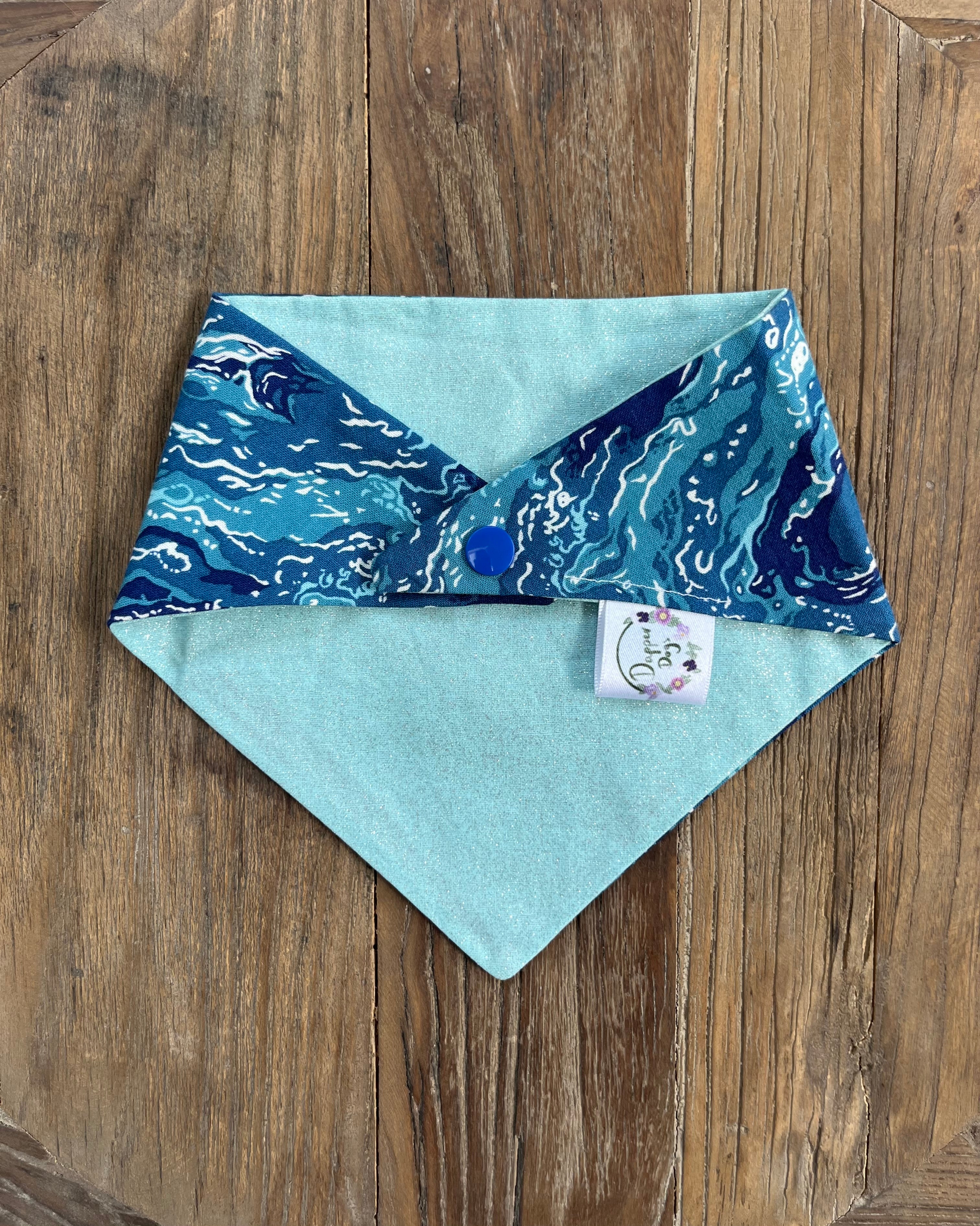 Sparkling Sea Reversible Bandana