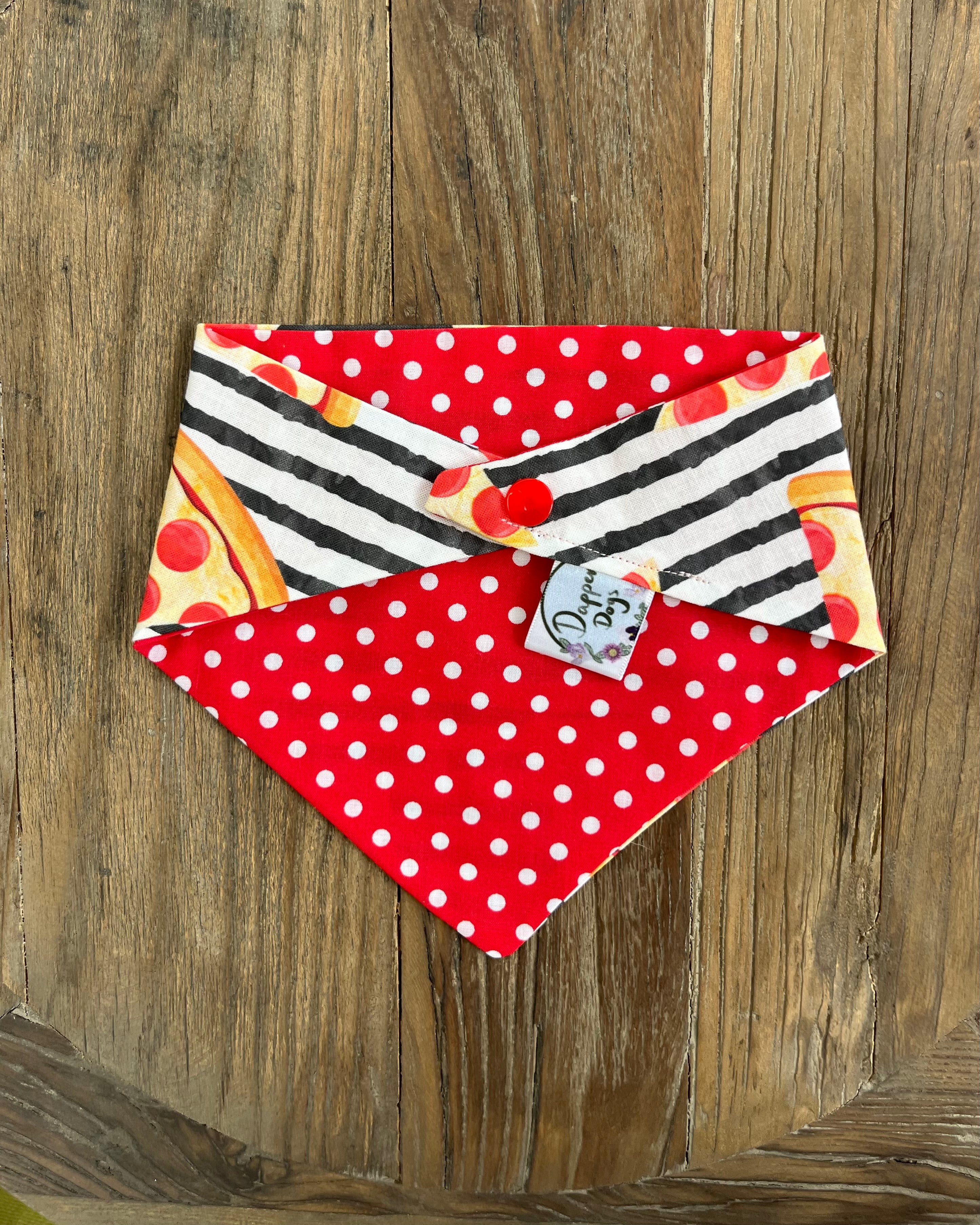 Pizza My Heart Reversible Bandana