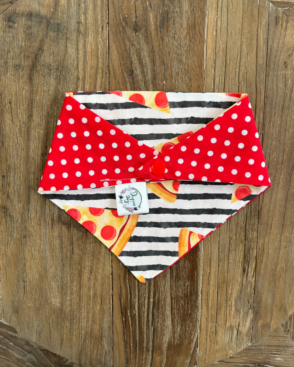 Pizza My Heart Reversible Bandana