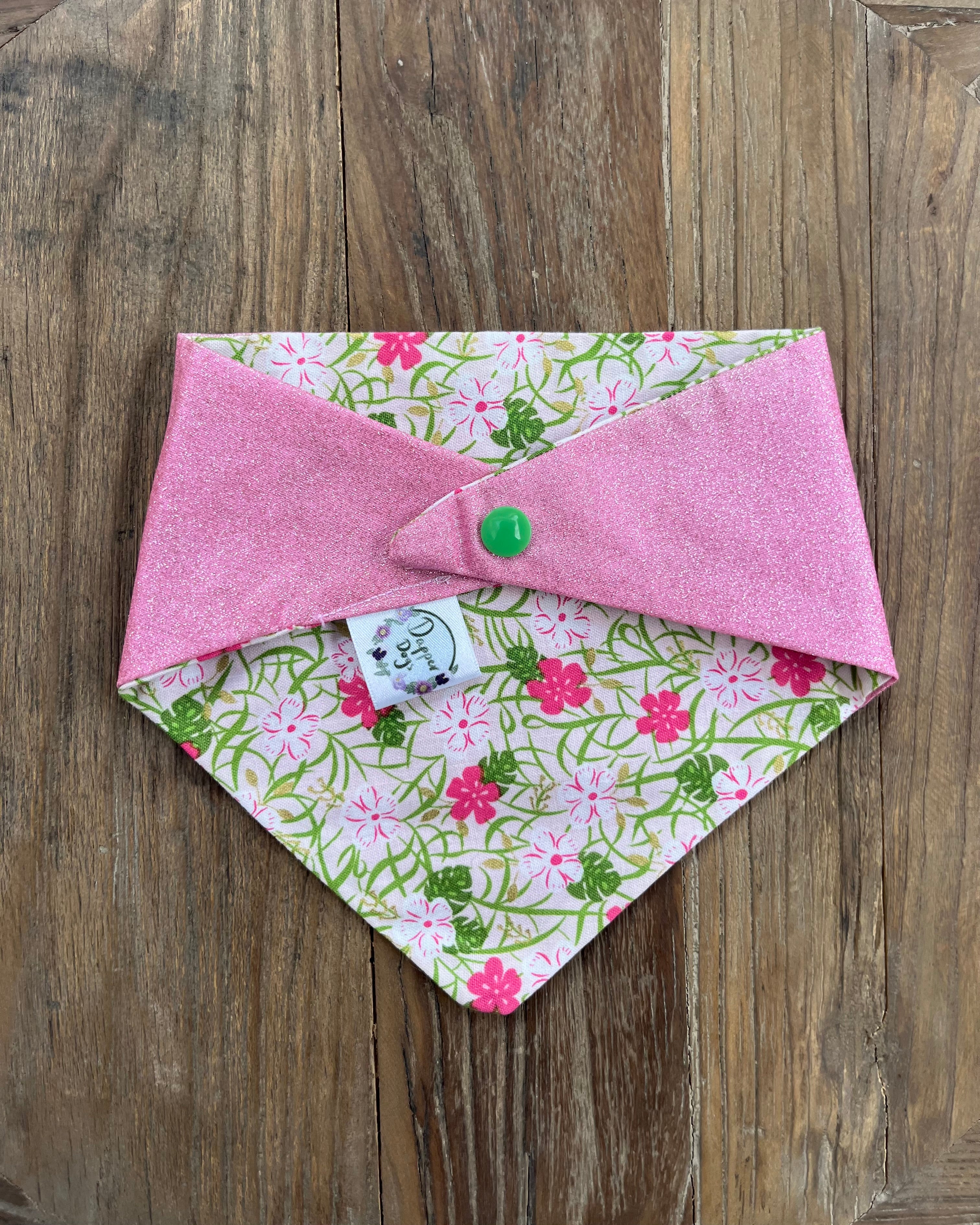 Glitter Garden Reversible Bandana