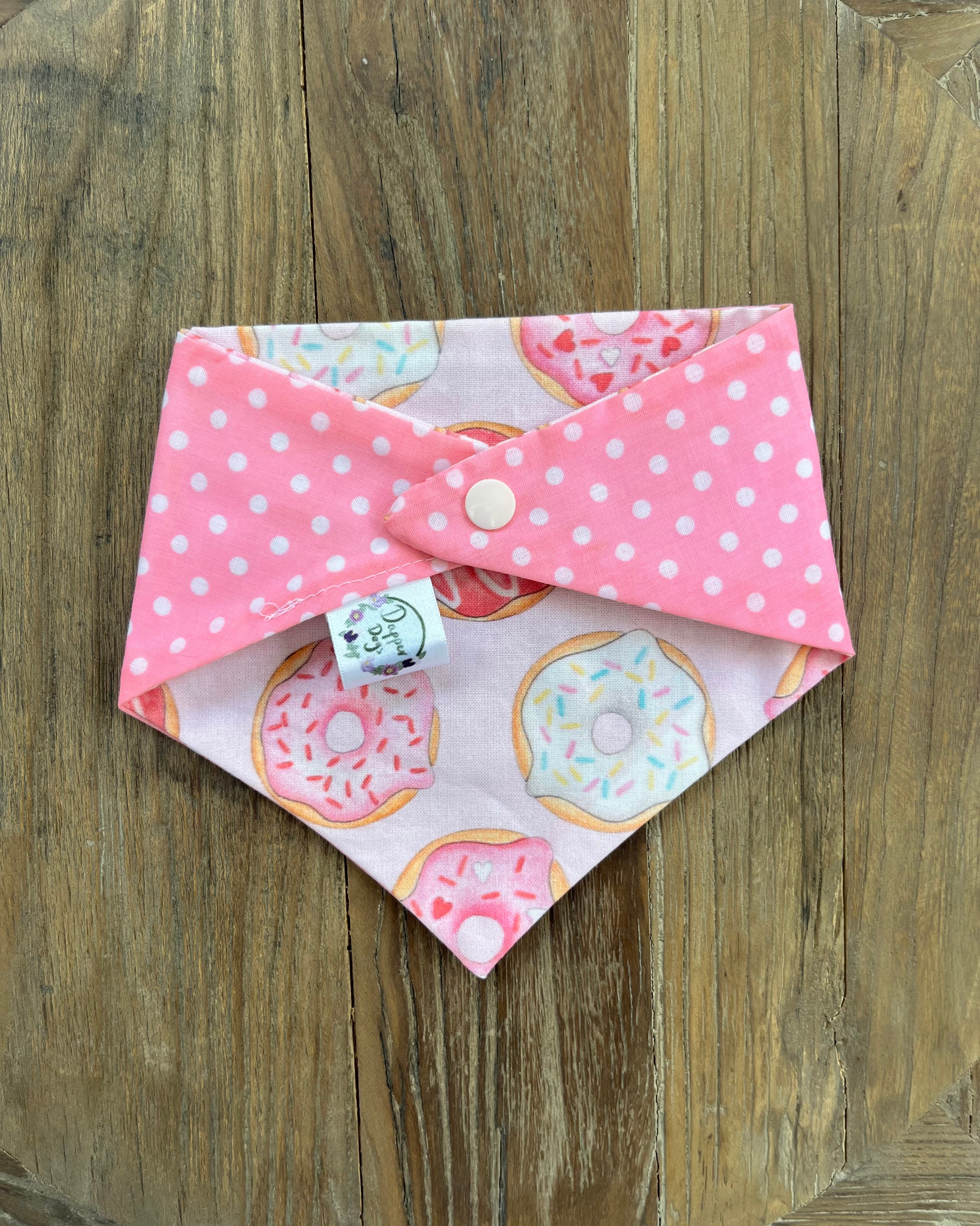 Donut Worry Reversible Bandana (Pink)